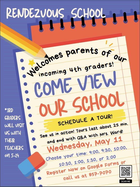 Rendezvous School Tour Flyer