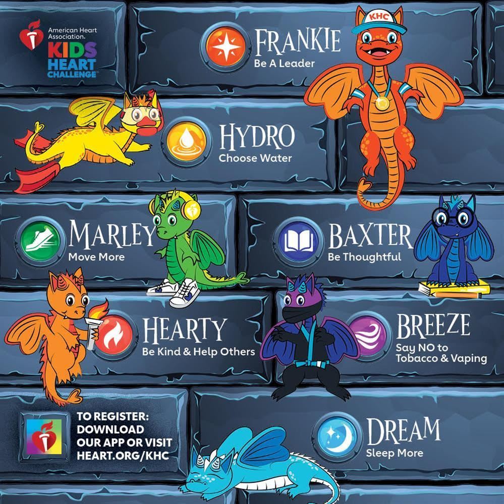 Kids Heart Challenge Dragons