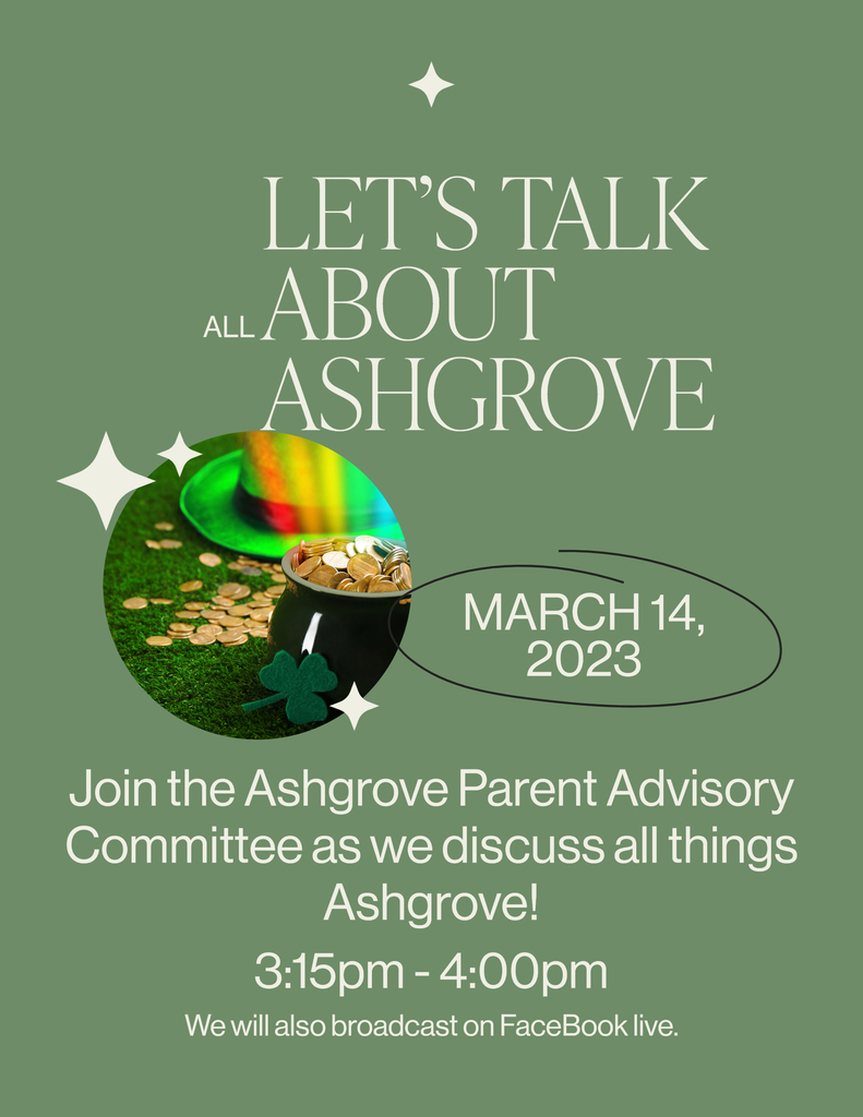 Ashgrove PAC March flyer