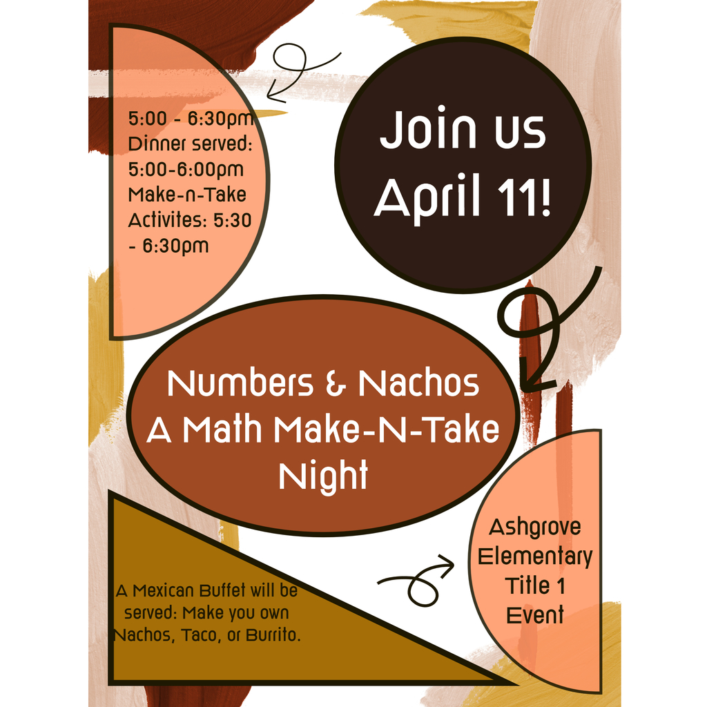 Numberes & Nachos Math Make-n-Take Night flyer