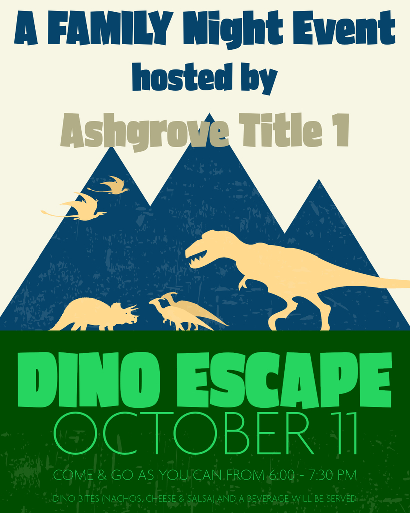 DinoESCAPE Flyer
